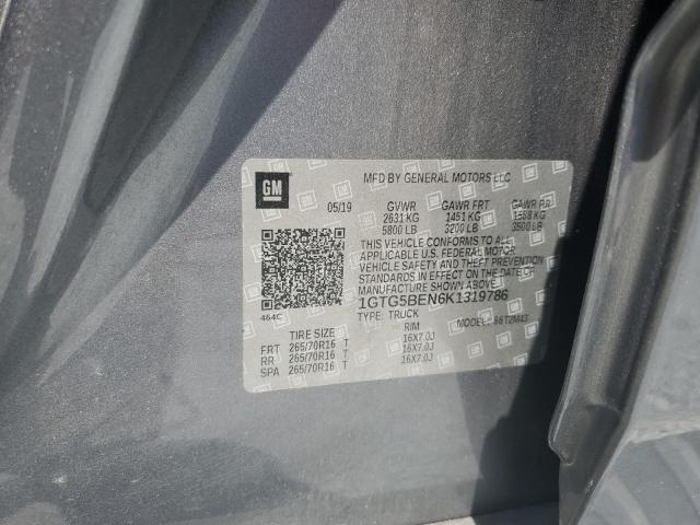 2019 GMC CANYON 1GTG5BEN6K1319786