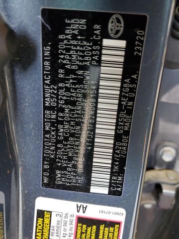 2022 TOYOTA AVALON XLE 4T1JZ1FB2NU081541