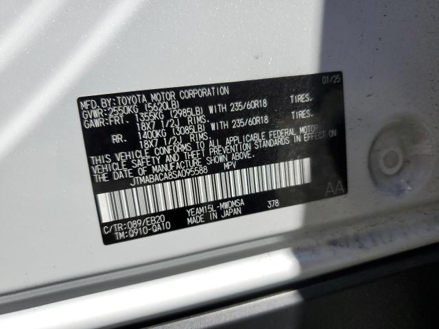 2025 TOYOTA BZ4X XLE JTMABACA8SA095588