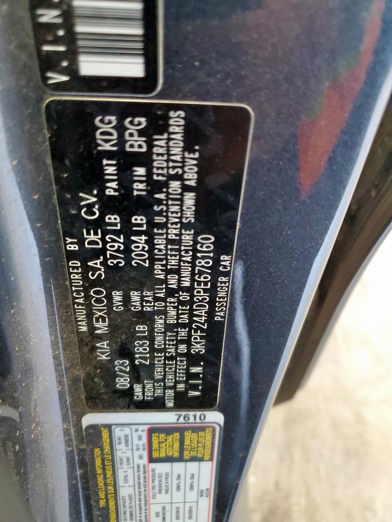 2023 KIA FORTE LX - 3KPF24AD3PE678160