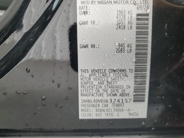2025 NISSAN ALTIMA SV - 1N4BL4DV6SN324157