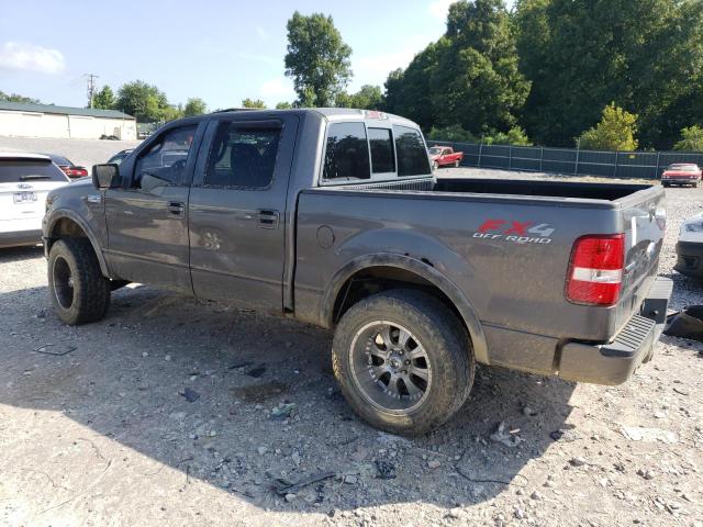 FORD F150 SUPER 2008 gray crew pic gas 1FTPW14588FB27483 photo #3