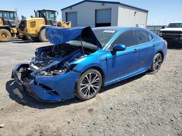 TOYOTA CAMRY SE 2020 blue  hybrid engine 4T1G31AK3LU019727 photo #1