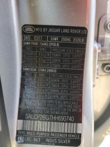 2017 LAND ROVER DISCOVERY SALCP2BG7HH690740