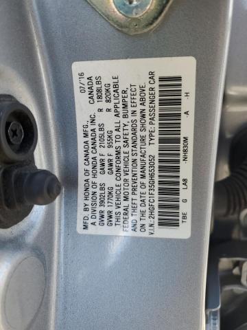 2016 HONDA CIVIC EX 2HGFC1F35GH653052