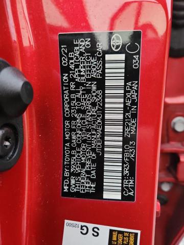 2021 TOYOTA COROLLA LE - JTDEPMAE0MJ172368