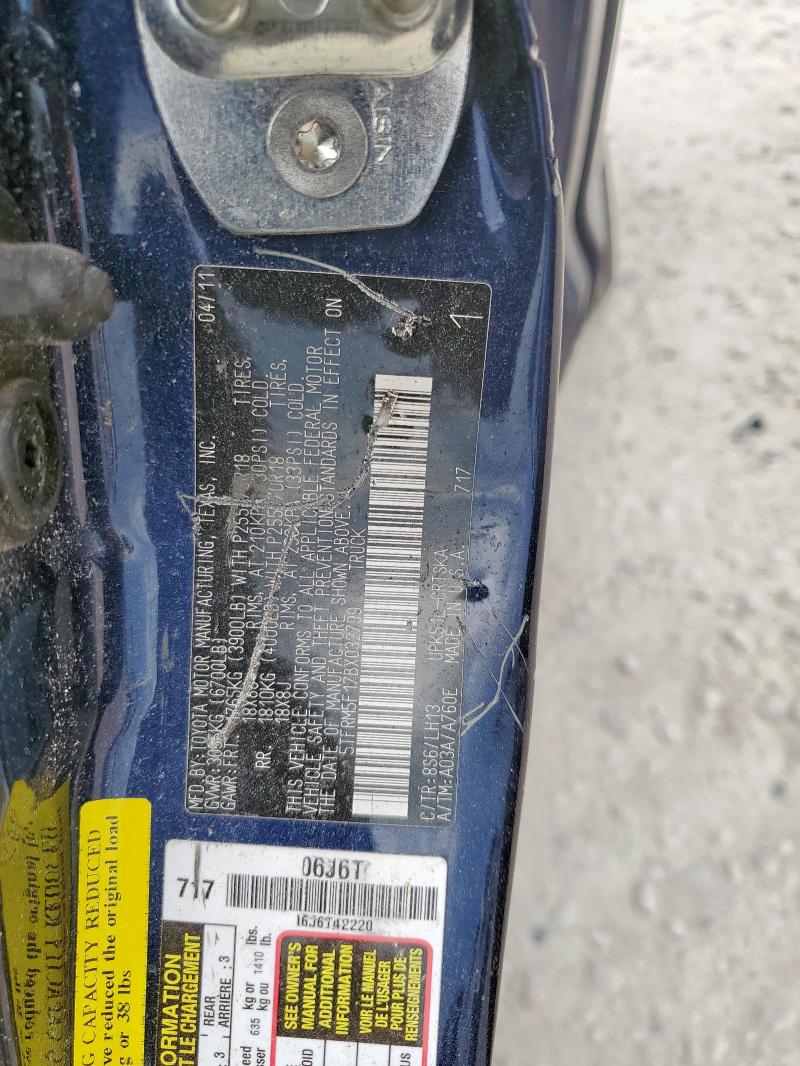 2011 TOYOTA TUNDRA DOU - 5TFRM5F17BX032799