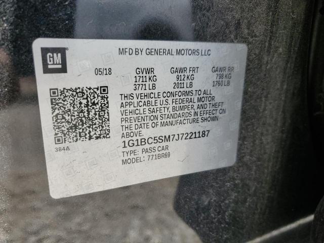 2018 CHEVROLET CRUZE LS 1G1BC5SM7J7221187