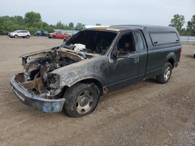 FORD F150 2008 black pickup gas 1FTRF12248KD18634 photo #1