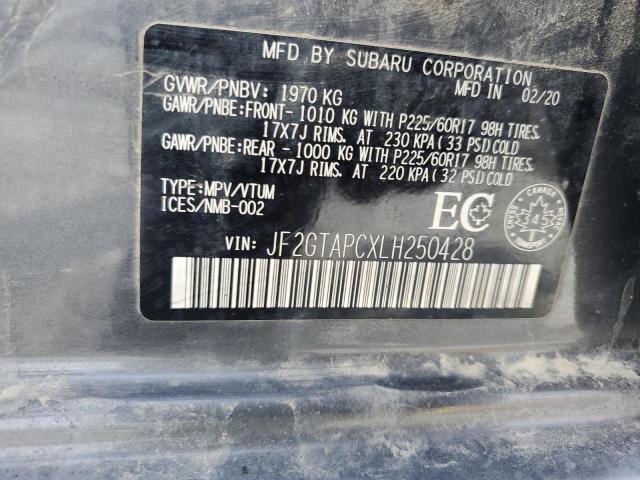 2020 SUBARU CROSSTREK JF2GTAPCXLH250428