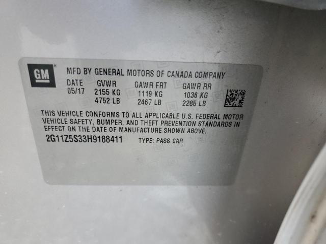 2017 CHEVROLET IMPALA LS 2G11Z5S33H9188411