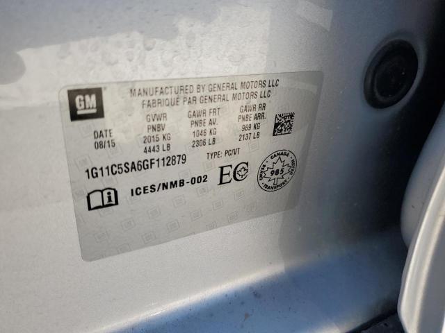 2016 CHEVROLET MALIBU LIM - 1G11C5SA6GF112879