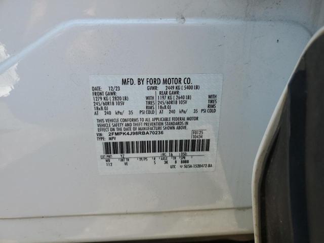 2024 FORD EDGE SEL - 2FMPK4J98RBA70236