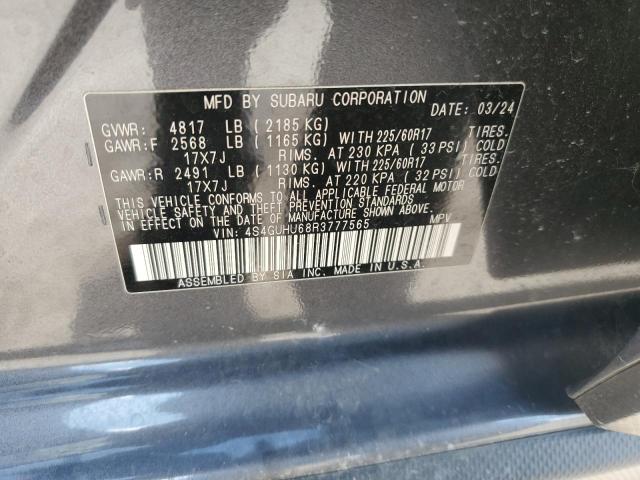 2024 SUBARU CROSSTREK 4S4GUHU68R3777565