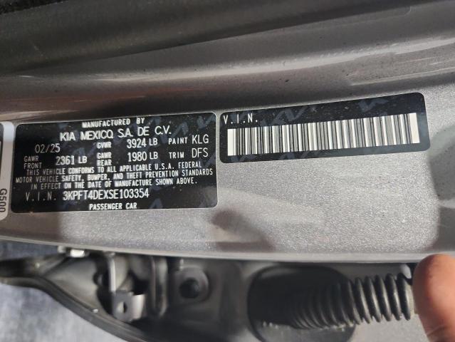 2025 KIA K4 LX 3KPFT4DEXSE103354