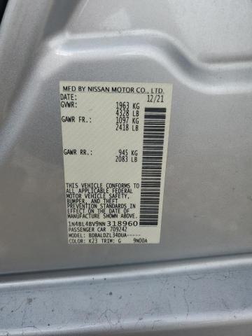 2022 NISSAN ALTIMA S - 1N4BL4BV9NN318960