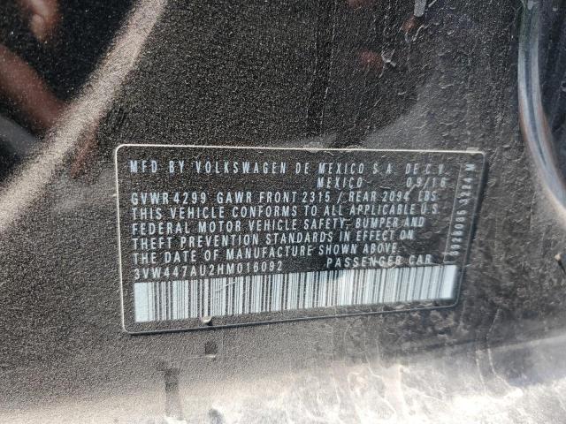 2017 VOLKSWAGEN GTI S/SE - 3VW447AU2HM016092