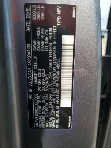 2020 VOLVO XC90 T5 MO YV4102PK7L1557359