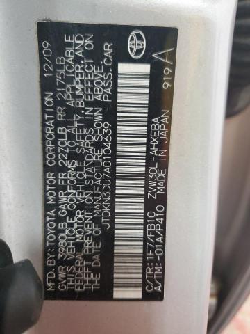 2010 TOYOTA PRIUS - JTDKN3DU7A0104639