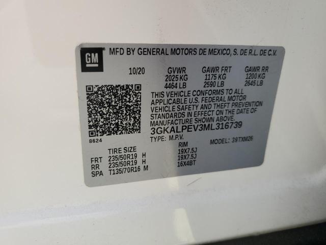 2021 GMC TERRAIN SL 3GKALPEV3ML316739