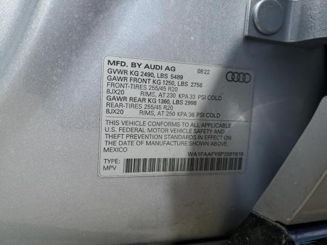 2023 AUDI Q5 PRESTIG WA1FAAFY8P2007619