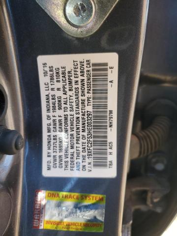 2017 HONDA CIVIC LX 19XFC2F53HE003297