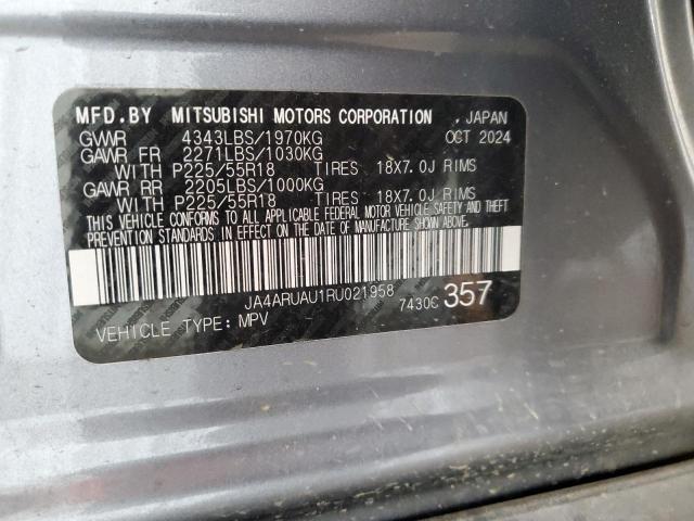 2024 MITSUBISHI OUTLANDER JA4ARUAU1RU021958