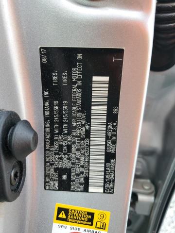 2017 TOYOTA HIGHLANDER - 5TDYZRFH6HS227339