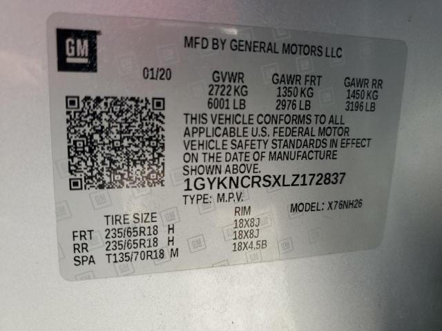 2020 CADILLAC XT5 PREMIU - 1GYKNCRSXLZ172837