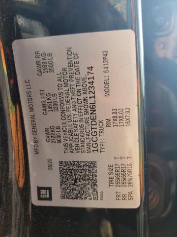 2020 CHEVROLET COLORADO Z 1GCGTDEN6L1234174