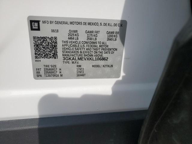 2019 GMC TERRAIN SLE 3GKALMEVXKL106862