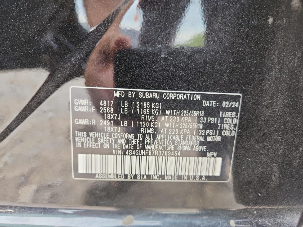 SUBARU CROSSTREK SPORT