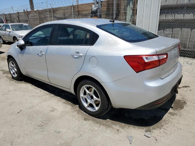 KIA RIO LX 2013 silver  gas KNADM4A39D6296948 photo #3