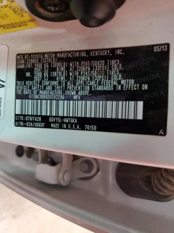 2013 TOYOTA VENZA LE - 4T3BK3BB6DU093286