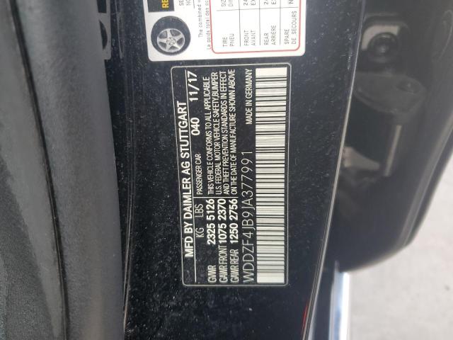 2018 MERCEDES-BENZ E 300 WDDZF4JB9JA377991