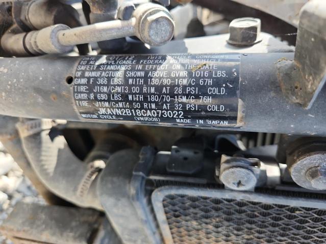 2012 KAWASAKI VN900 B JKAVN2B18CA073022
