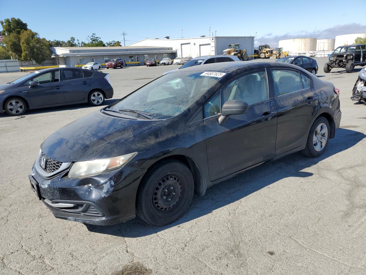 Lot #3301641653 2014 HONDA CIVIC LX