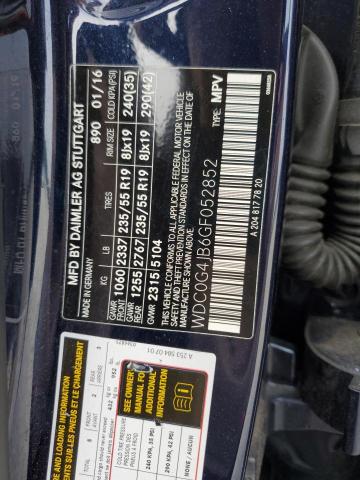 2016 MERCEDES-BENZ GLC 300 WDC0G4JB6GF052852