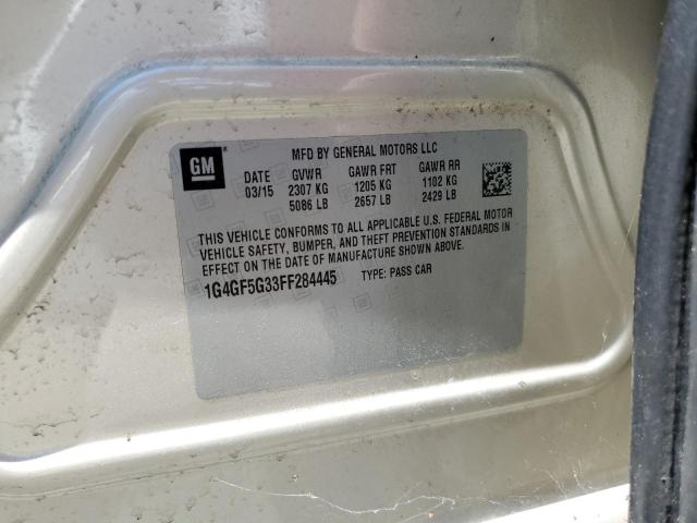 2015 BUICK LACROSSE #3302646150