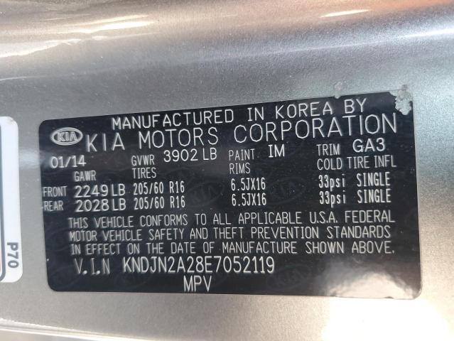 2014 KIA SOUL - KNDJN2A28E7052119