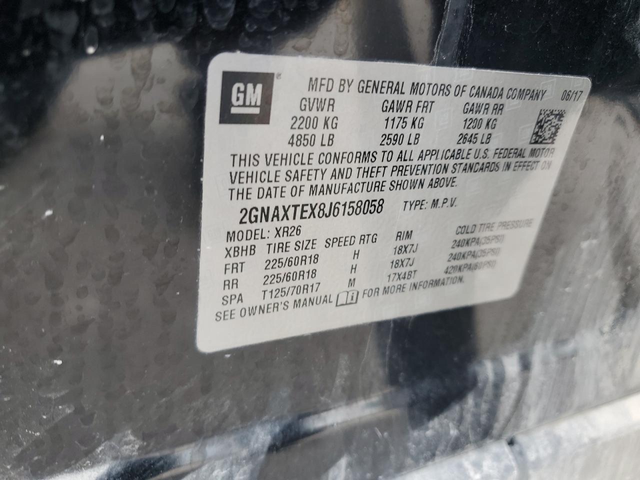 CHEVROLET EQUINOX LT