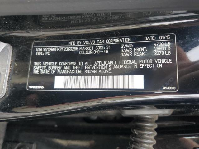 2015 VOLVO S60 PREMIE - YV126MFK7F2360266