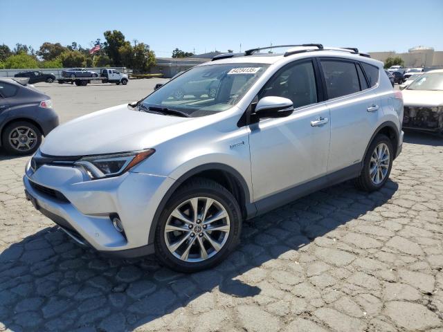 TOYOTA RAV4 HV LI 2016 silver  hybrid engine JTMDJREV8GD044712 photo #1