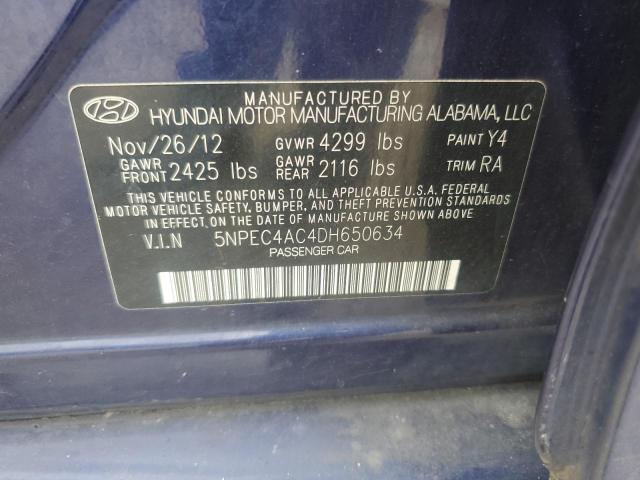 2013 HYUNDAI SONATA SE - 5NPEC4AC4DH650634