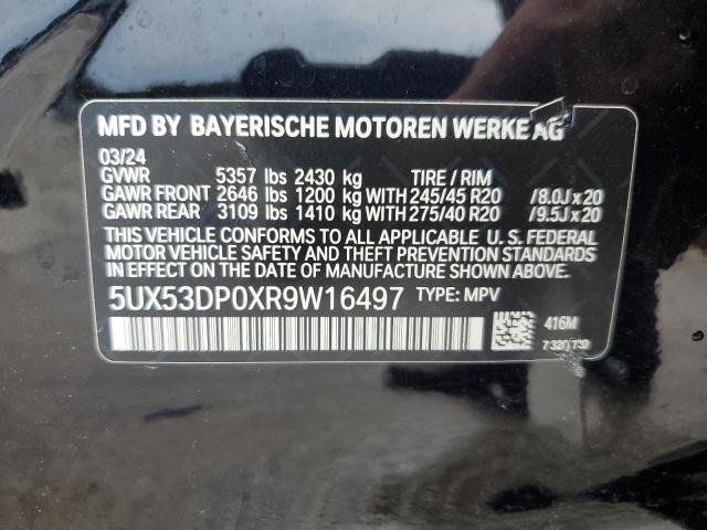 2024 BMW X3 XDRIVE3 5UX53DP0XR9W16497