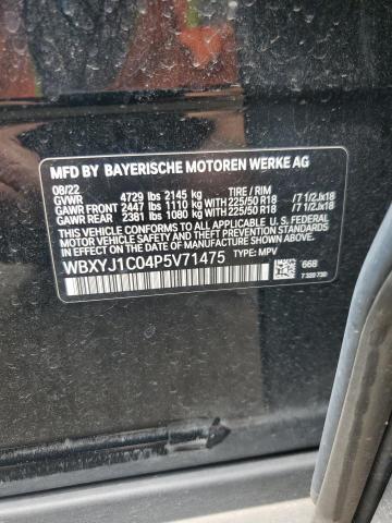 2023 BMW X2 XDRIVE2 WBXYJ1C04P5V71475