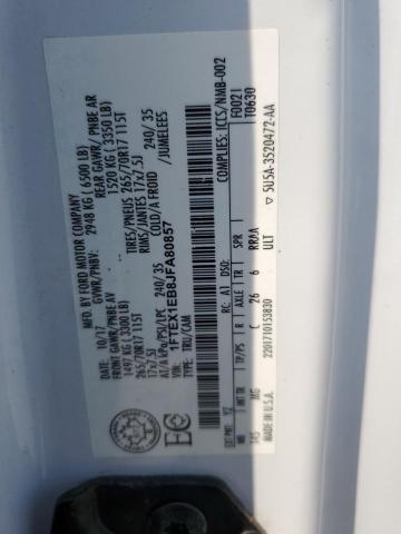 2018 FORD F150 SUPER 1FTEX1EB8JFA80857