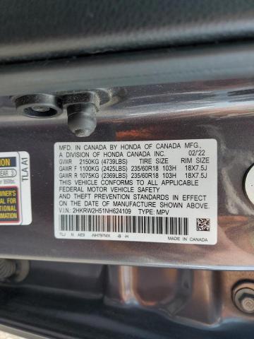 2022 HONDA CR-V EX 2HKRW2H51NH624109