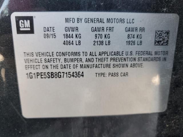2016 CHEVROLET CRUZE LIMI 1G1PE5SB8G7154364