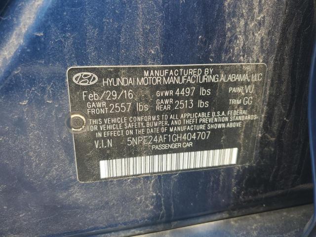 2016 HYUNDAI SONATA SE 5NPE24AF1GH404707